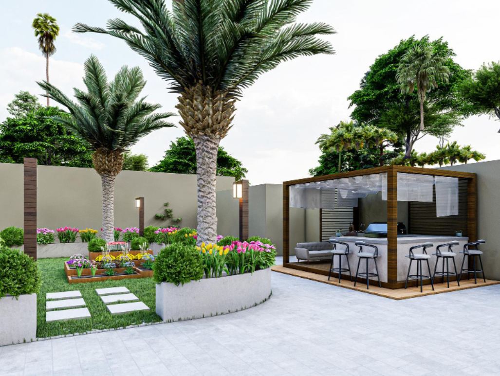 Tips to choose elegant colours for your outdoor space