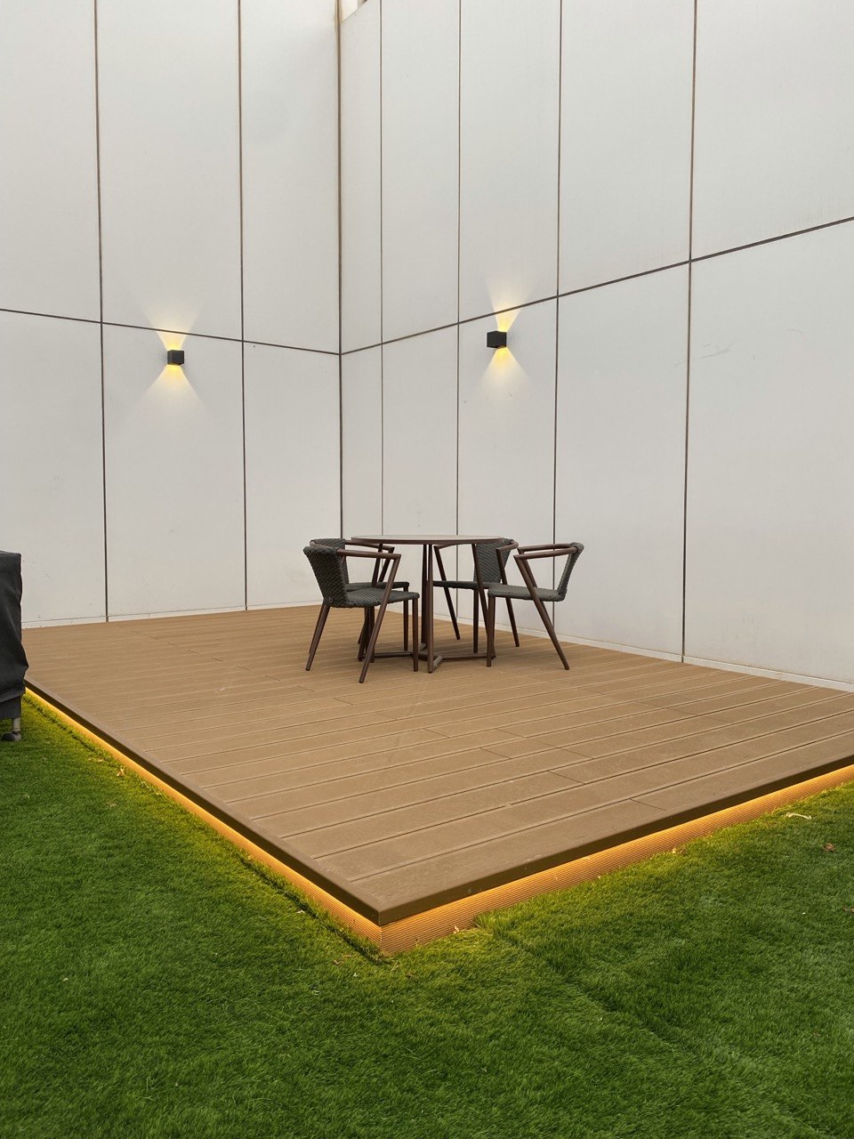 Design and Installation of WPC Decking – Executive Towers, Business Bay