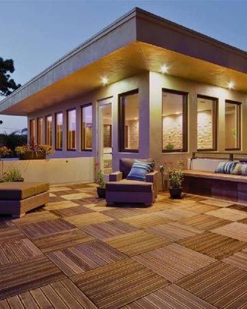 Clean luxury outdoor deck upkeep