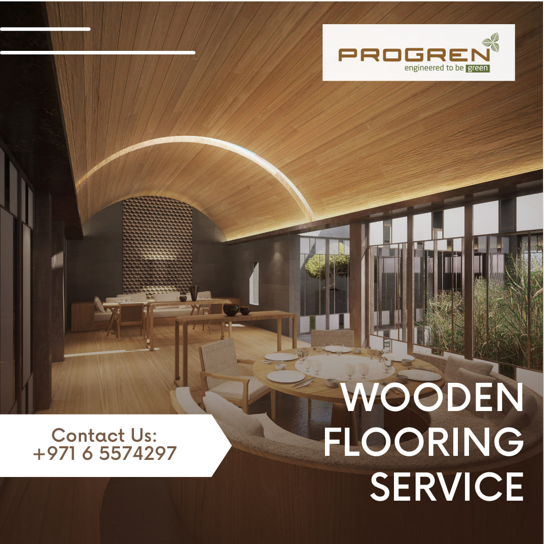 Outdoor wooden flooring