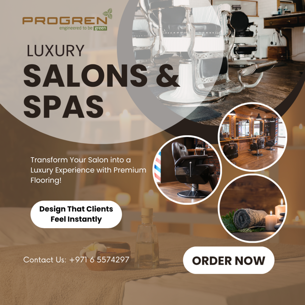 Best interior flooring for luxury salons and spas